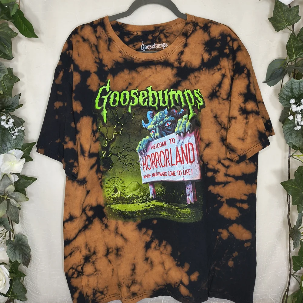 Goosebumps Horrorland Tie-Dye T-Shirt - Picture 1 of 7